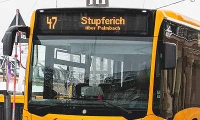 Ein Bus der Linie 47